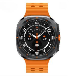 Watch Ultra (Black, White & Orange Strap)